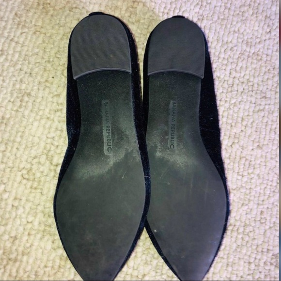 Banana Republic bejeweled navy suede flats - Picture 3 of 4